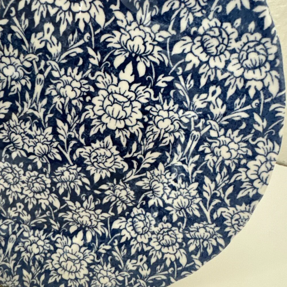 Churchill Ava Dinner Plate Porcelain White & Blue 10